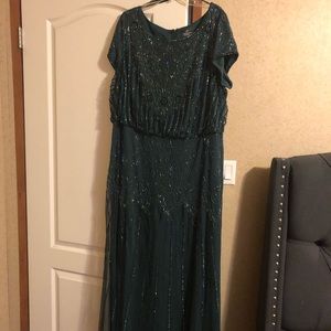 Adrianna Papell Emerald plus size dress